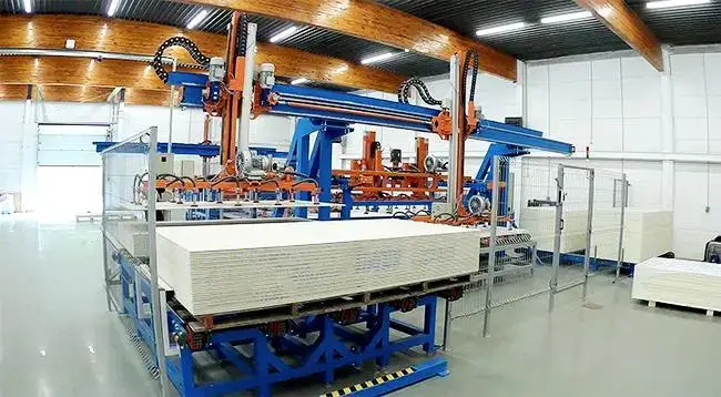 Équipement Gluestream. ligne de fabrication sip panneau mgo