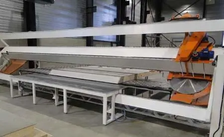 Gluestream Ausrüstung. sandwich-panel-production-machinery-saw-blade