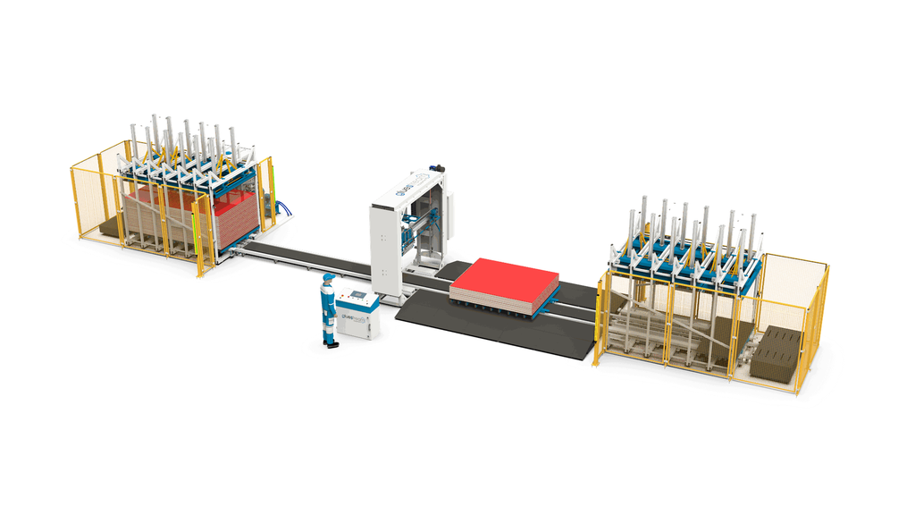 composite panels production line SPL-2FH with panels.webp