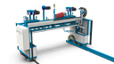 Portal de aplicación de adhesivo SPL-12M.3C.PUR. Máquina de producción de paneles de carrocería de camiones.