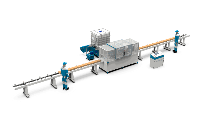 GLM-10 1-C PUR GLULAM equipment for the production of glued beams