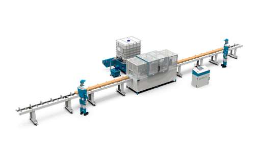 Équipement GLM-10 1-C PUR GLULAM pour la production de poutres collées